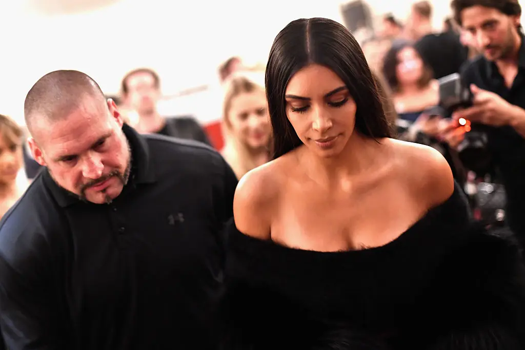 Duvier had previously been a bodyguard for Kim Kardashian (Jacopo Raule/Getty Images)