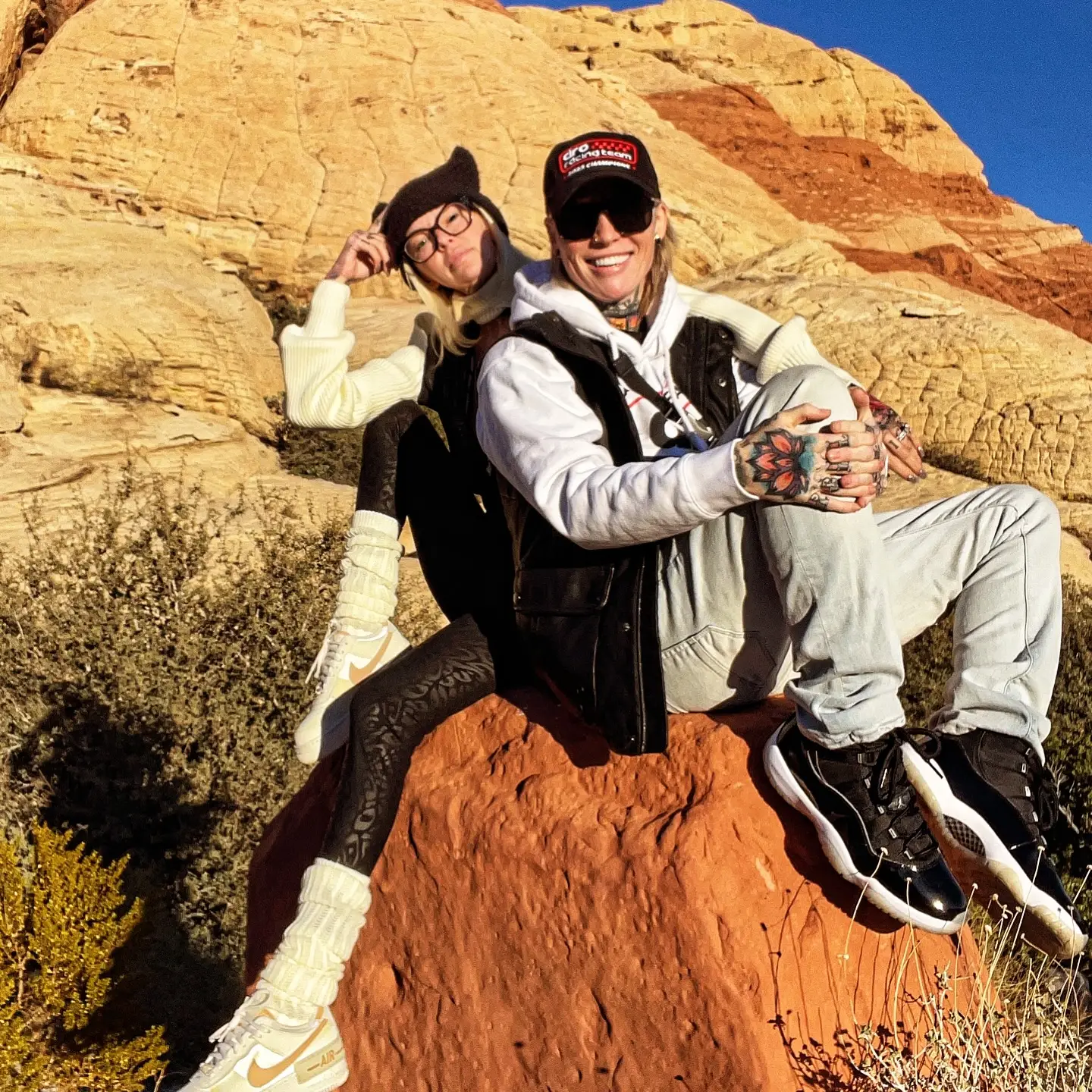 The celeb pair wed last year. (jennacantlose/Instagram)