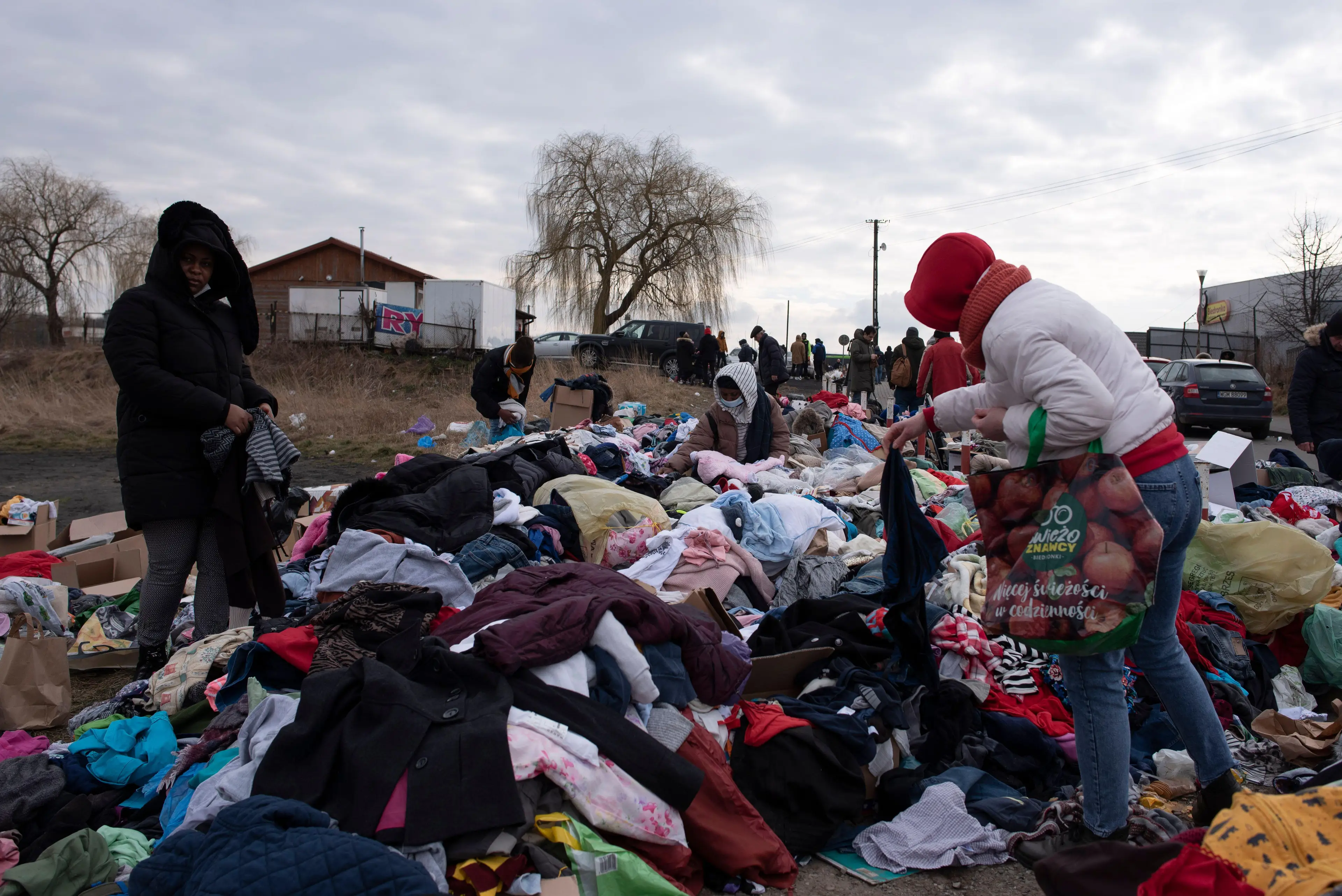 Medyka, Poland, 28th Feb (Alamy)