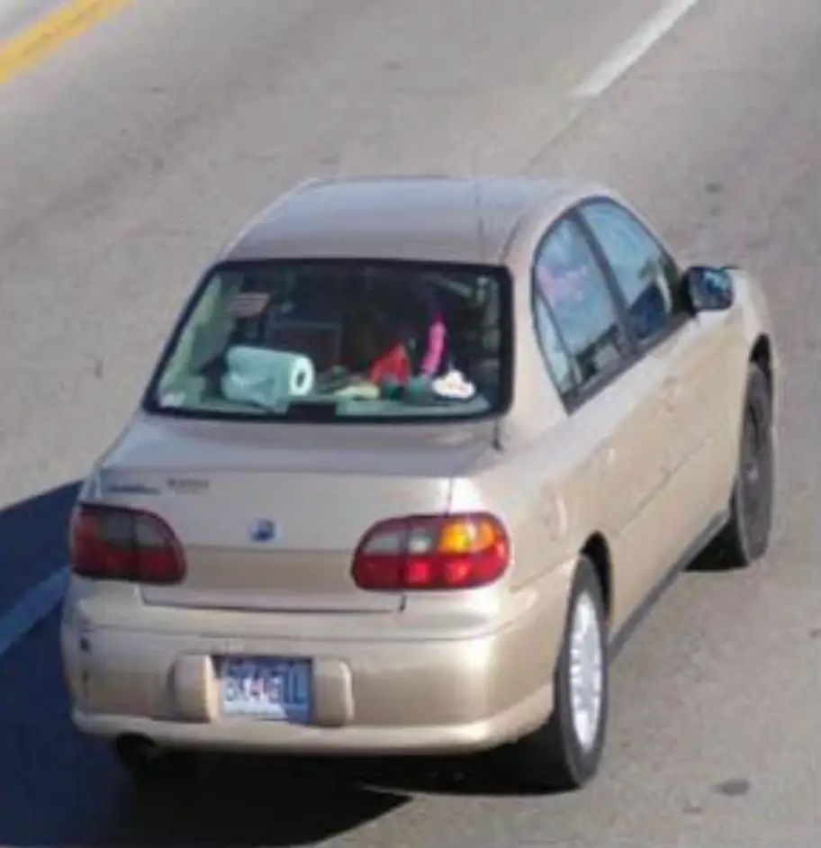 Amanda Rodgers had been driving a 2003 tan Chevrolet Malibu (Camden County MO Sheriff's Office)