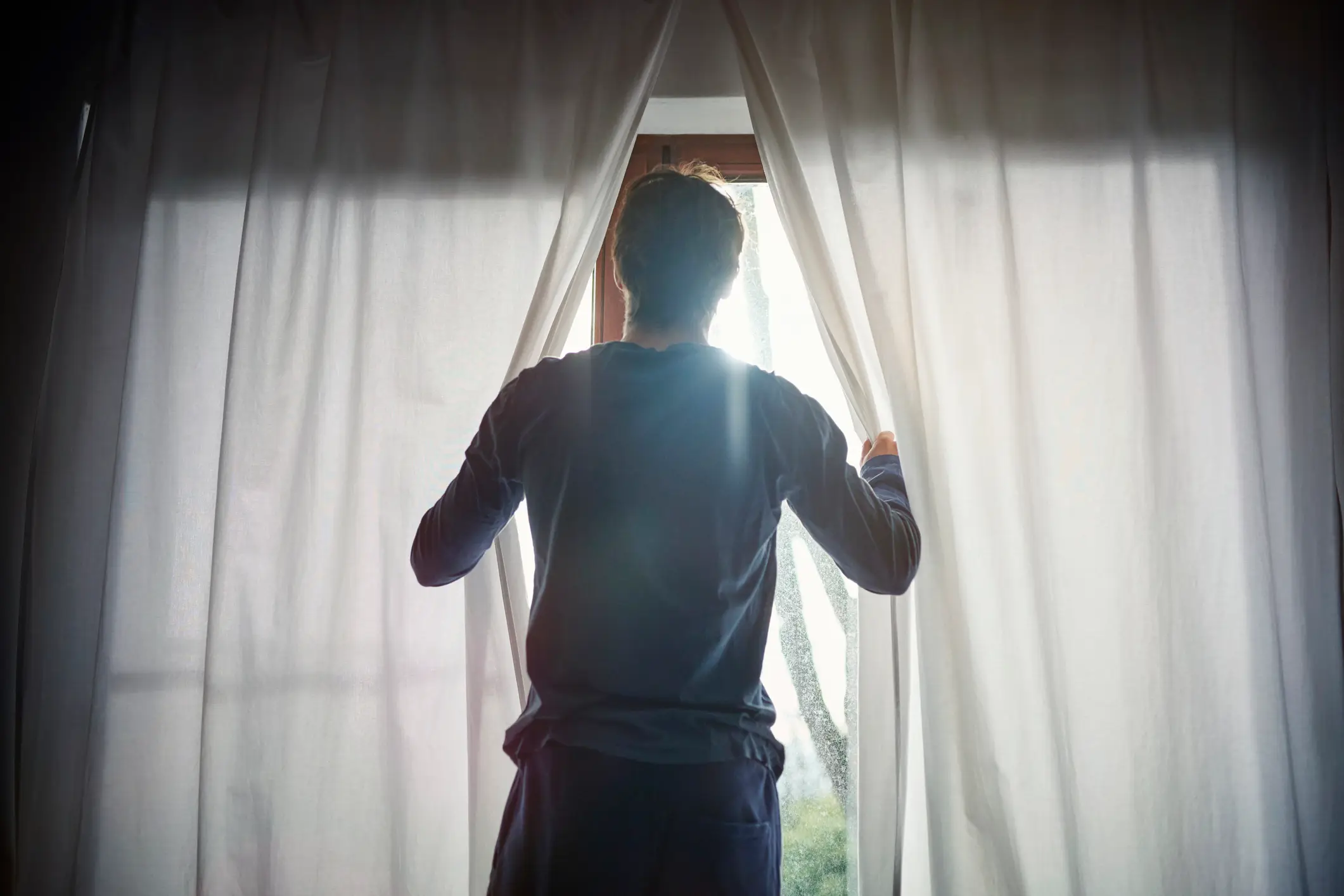 If it isn't already, make opening the curtains part of your morning routine (Uwe Krejci/Getty Images)