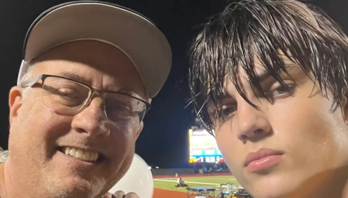 Austin Metcalf and his dad, Jeff Austin (GoFundMe) 