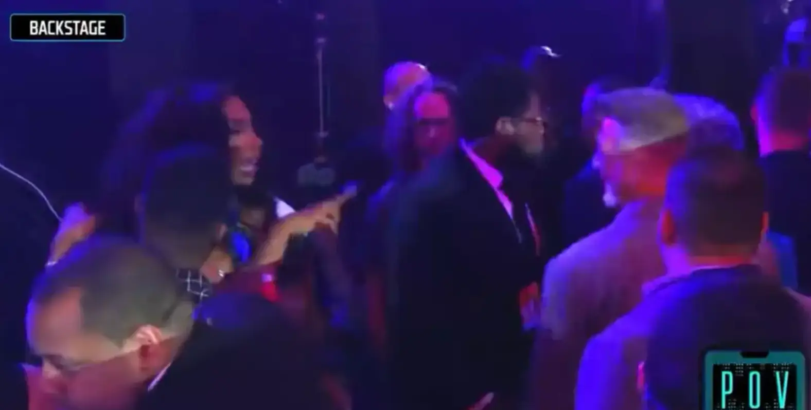 It seemed as though things got heated backstage.