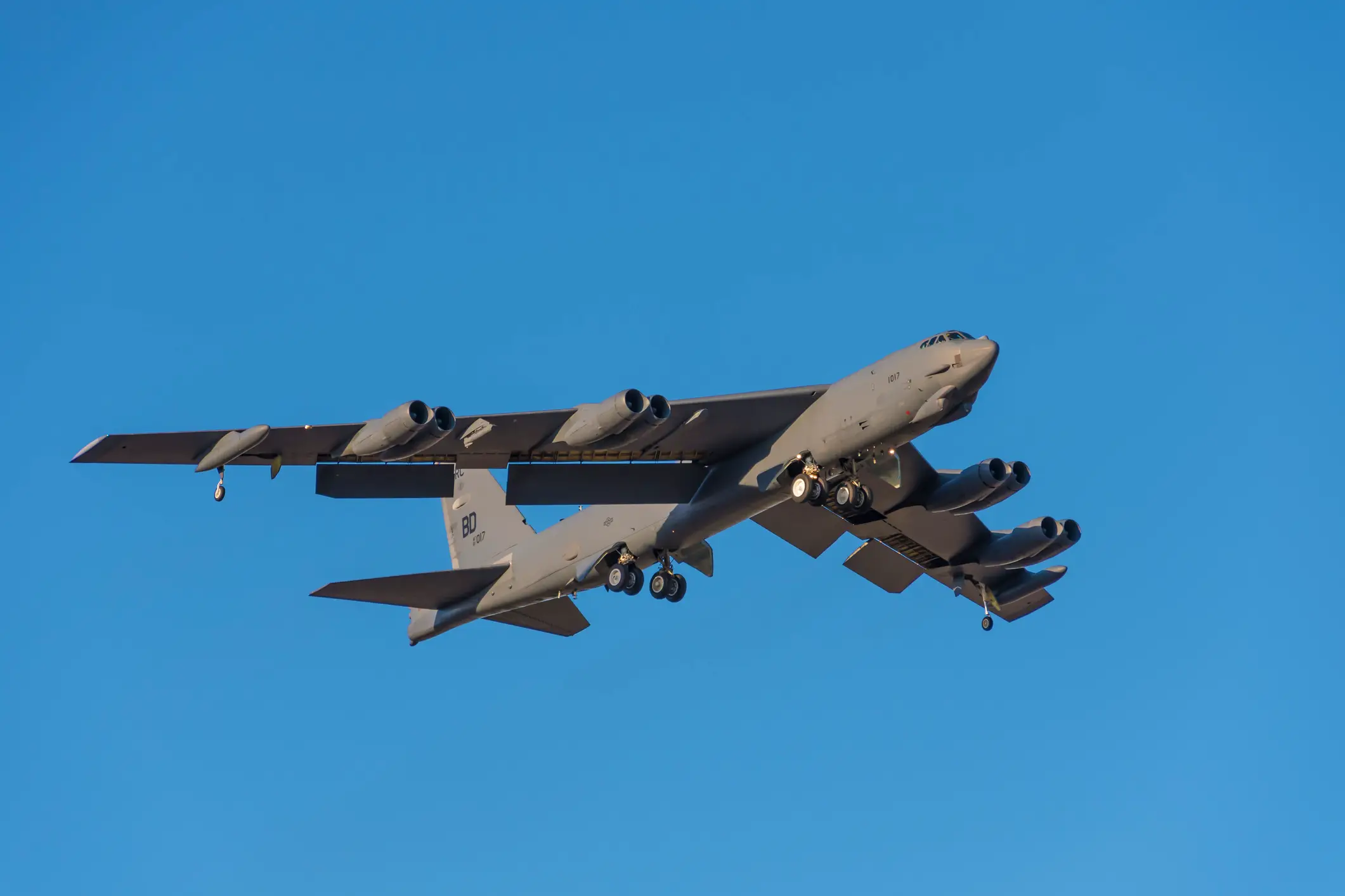 Reportedly the military jet was a B-52 bomber (Getty Stock Image)