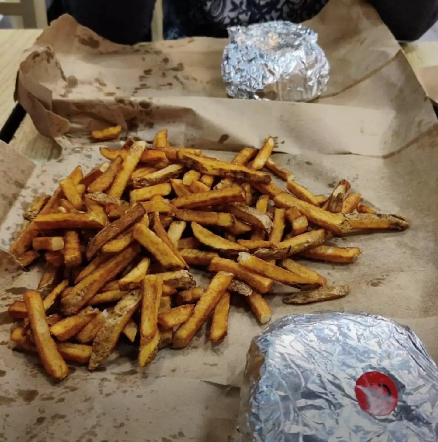 Five Guys' fries are cooked twice in peanut oil (Instagram/@fiveguys)