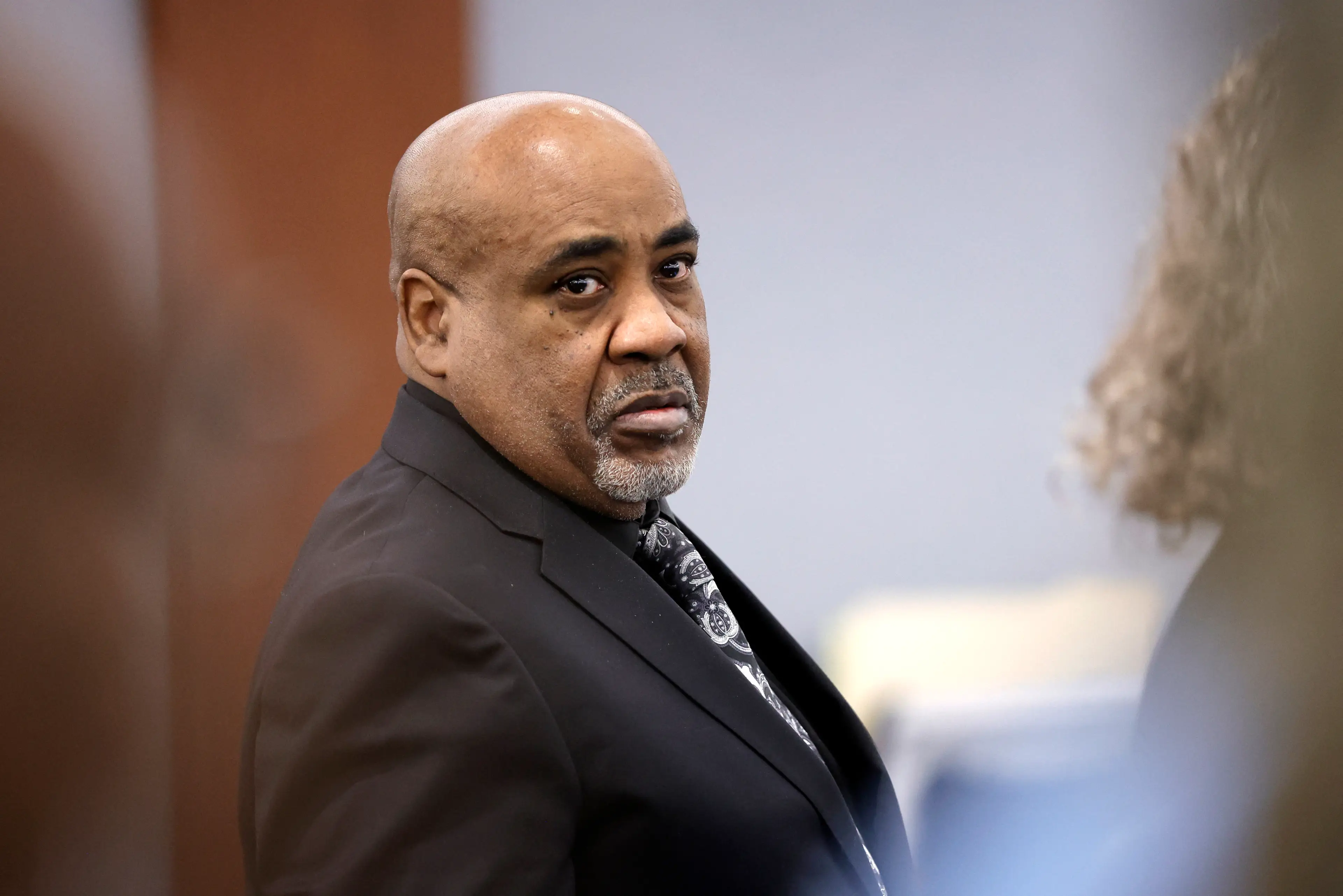 Duane Davis was found guilty of murder on Monday (STEVE MARCUS / POOL / AFP via Getty Images)