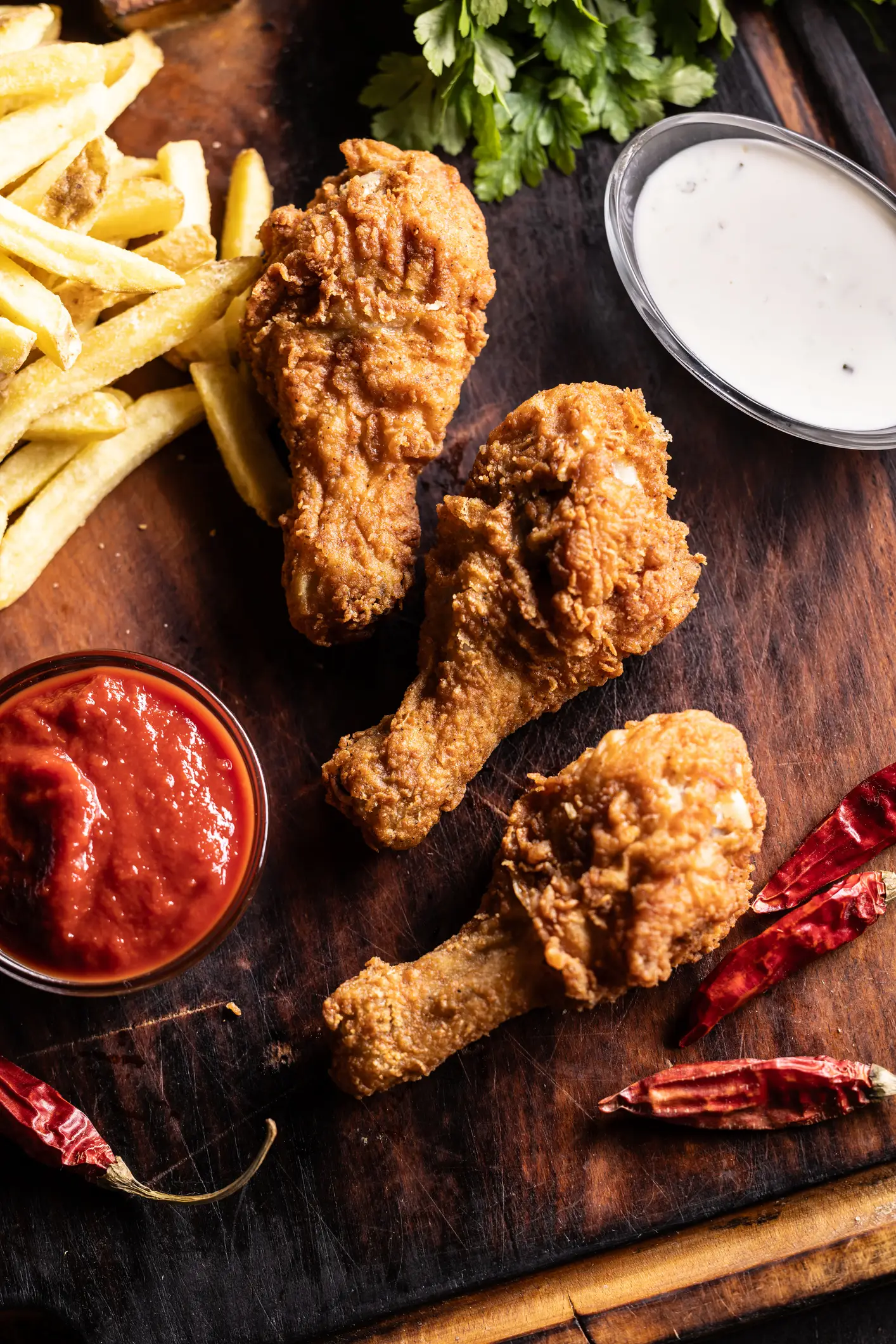 Fried food was the most commonly-featured (Getty Stock)