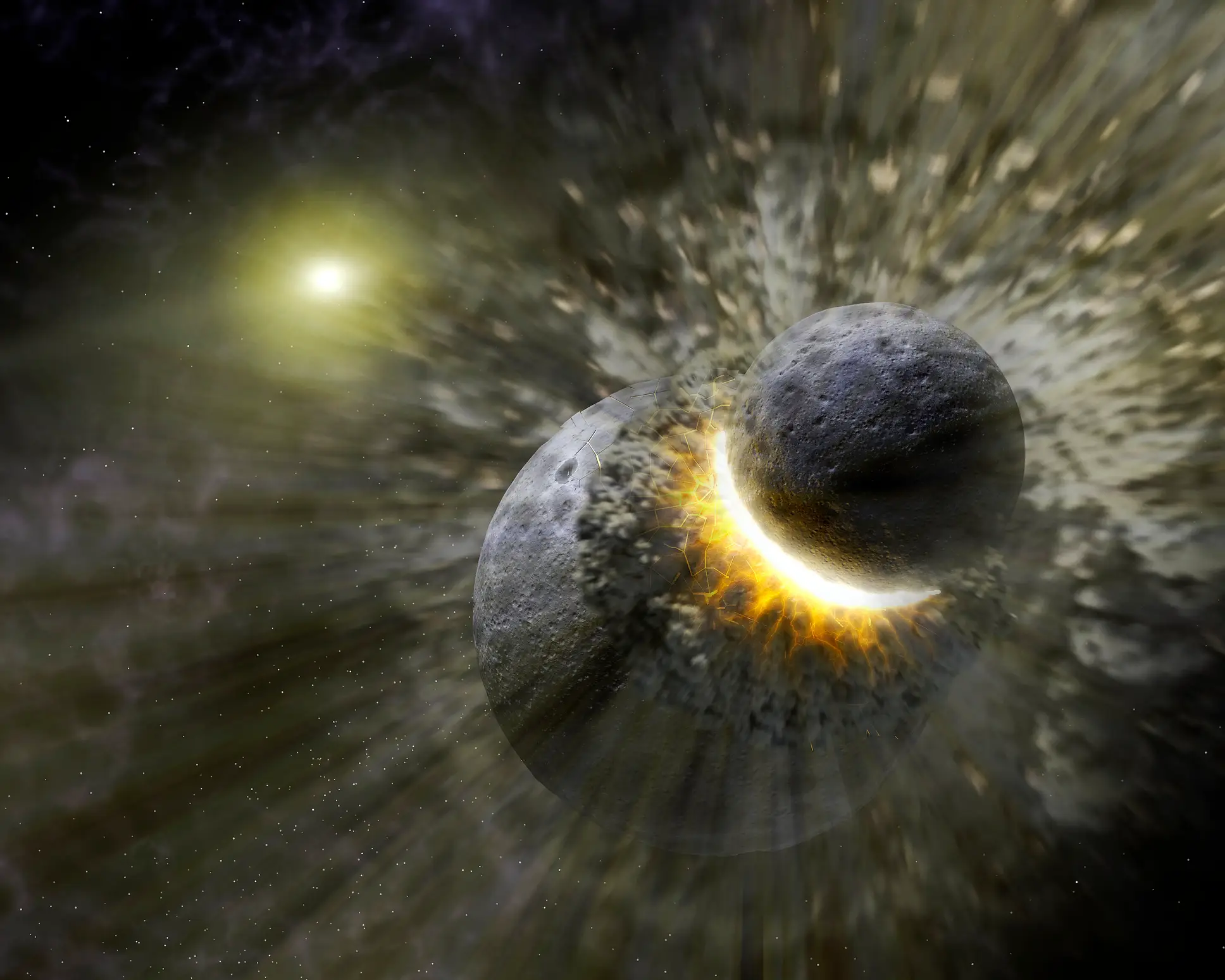 Scientists first thought 16 Psyche formed from collisions (Science Photo Library/NASA/Getty Images)