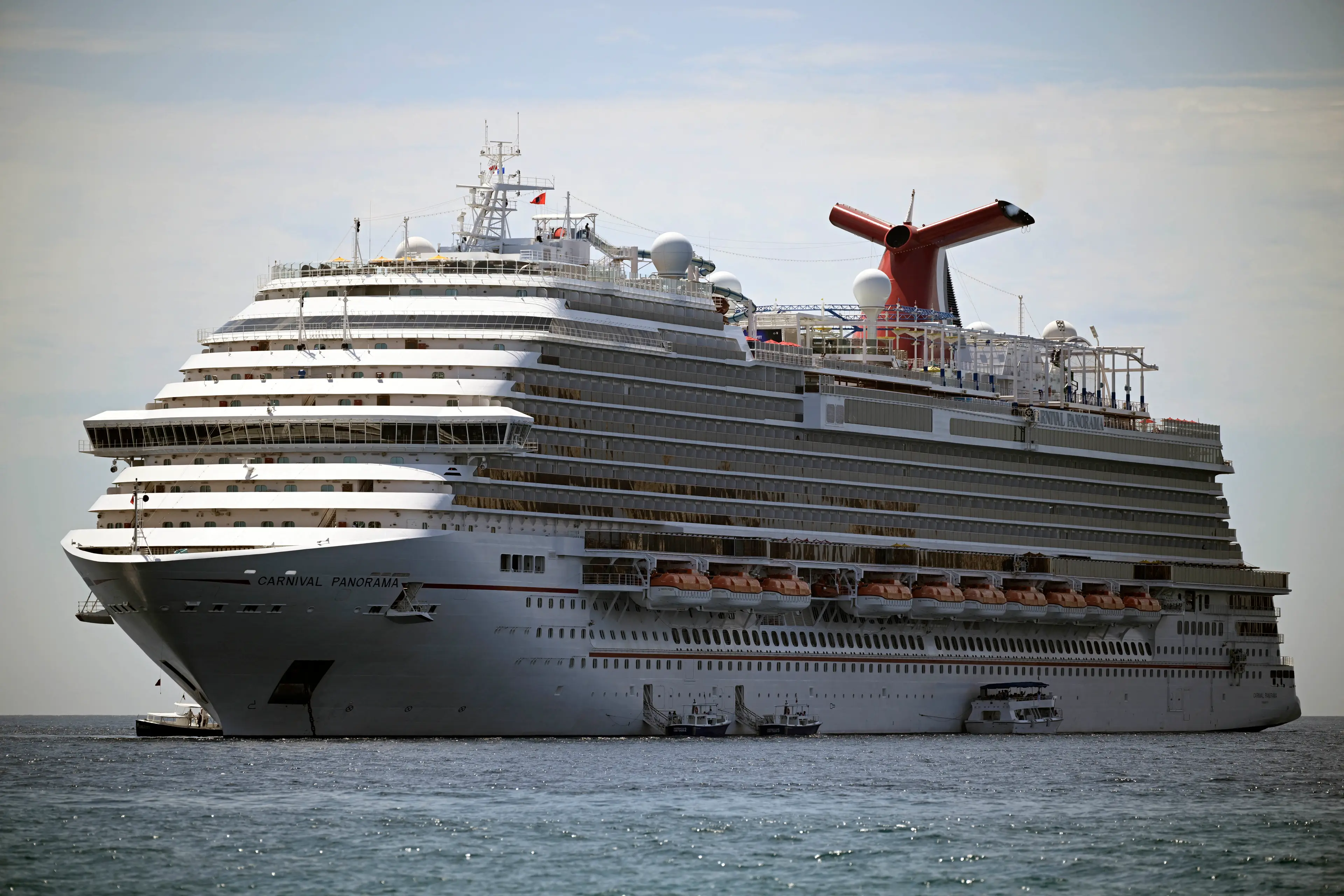 The 'Carnival Panorama' cruise ship (ALFREDO ESTRELLA/AFP)