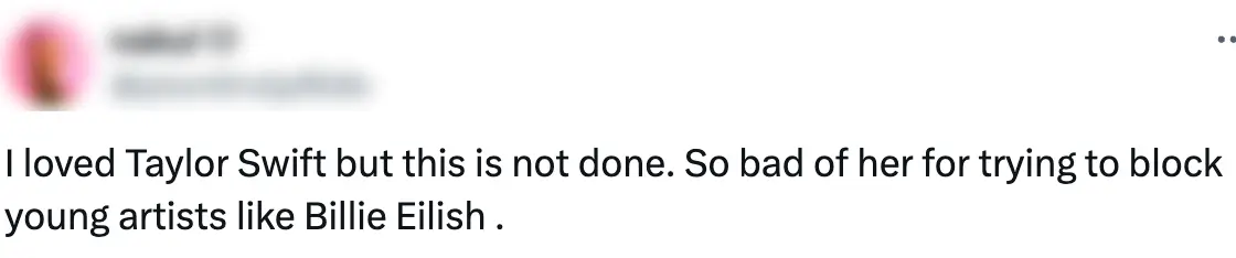 Swift's new versions released on the same day as Eilish's album. (X)