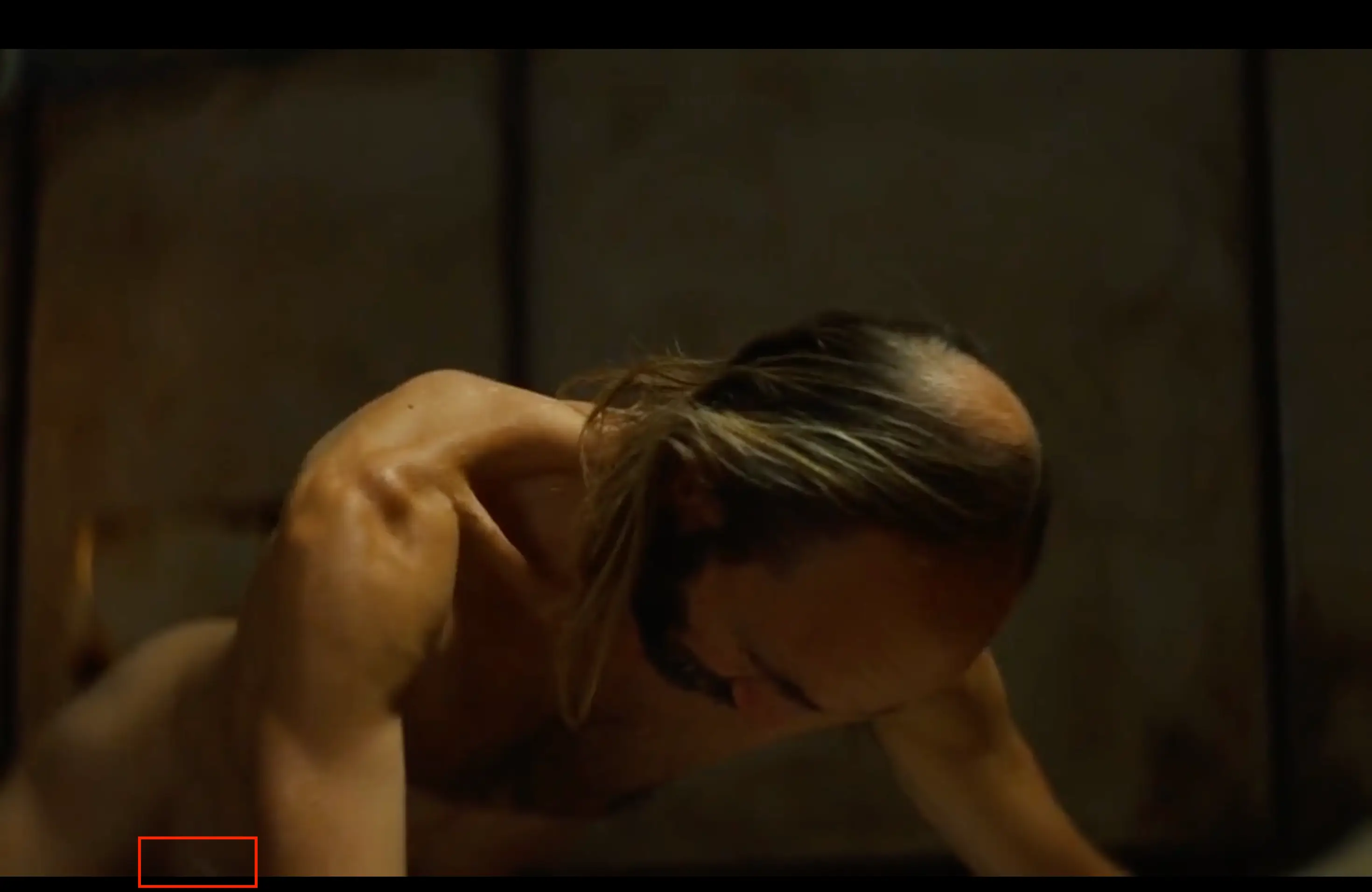 Jessica claims that the modesty garment can only be seen for a brief moment in the corner of the screen. (Searchlight Pictures)