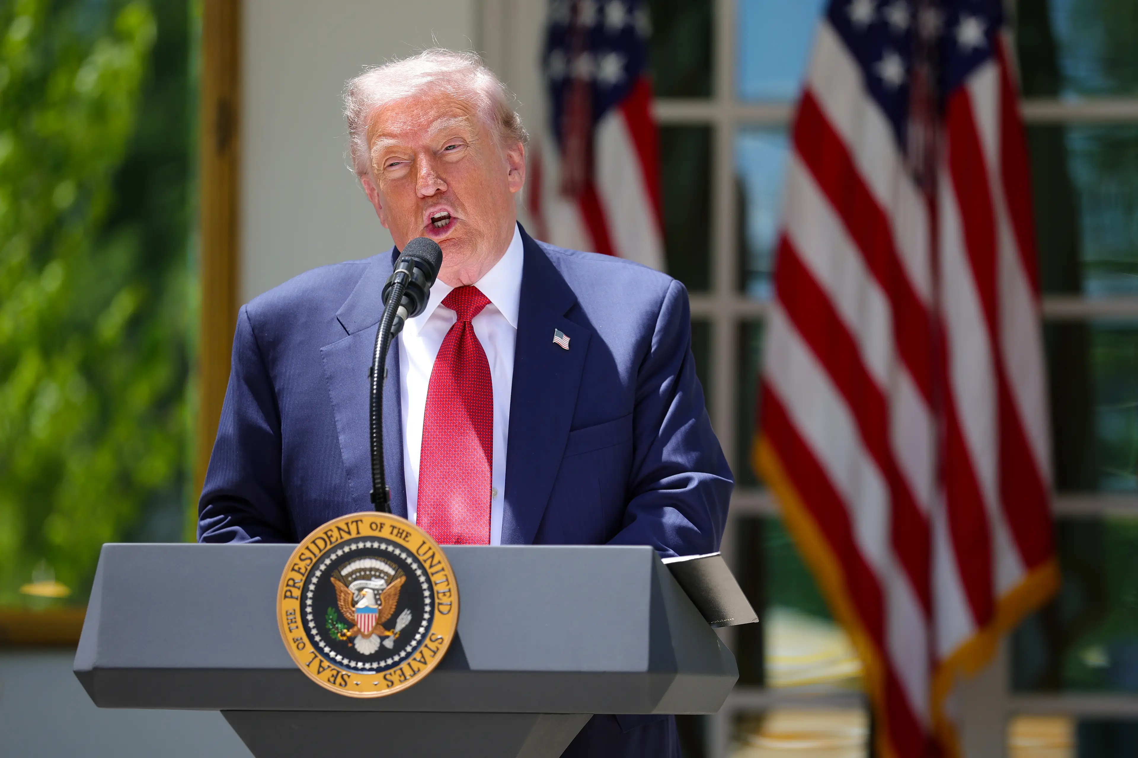 Trump took to Truth Social to mark Mother's Day (Kevin Dietsch/Getty Images)