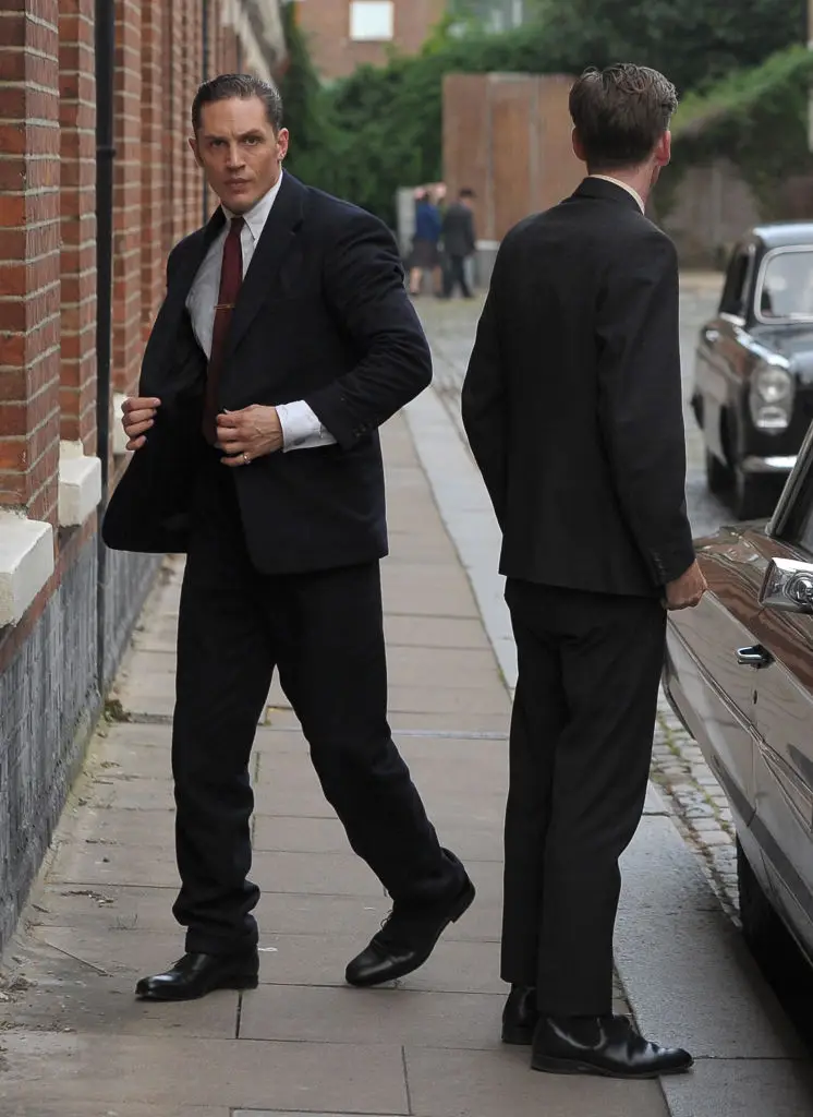 Tom Hardy played the Kray twins in the movie Legend (Photo by Will/GC Images)