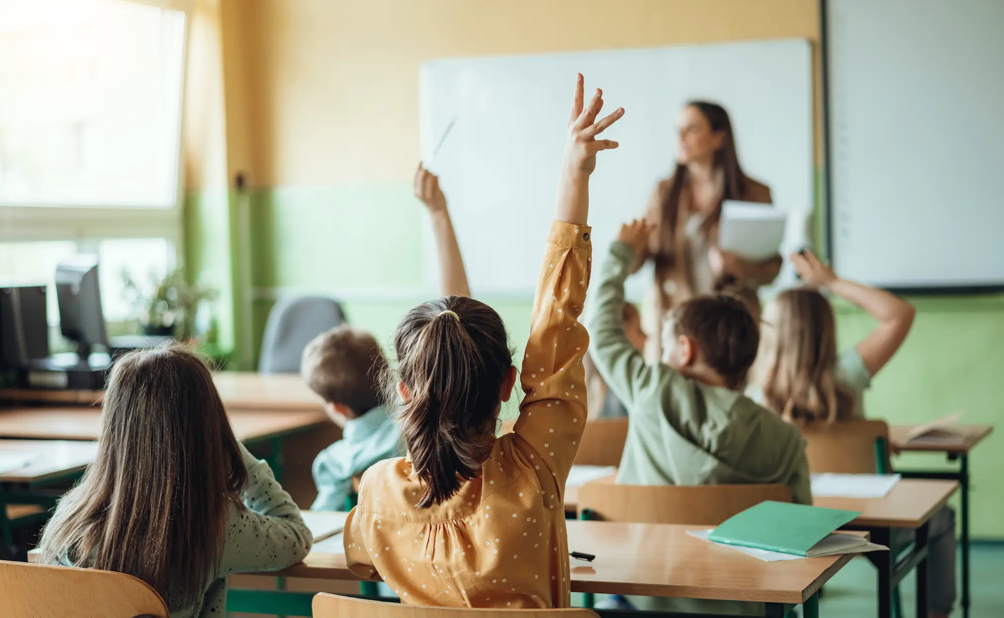 An eight-year-old found himself unable to see in class (Getty Stock Images)