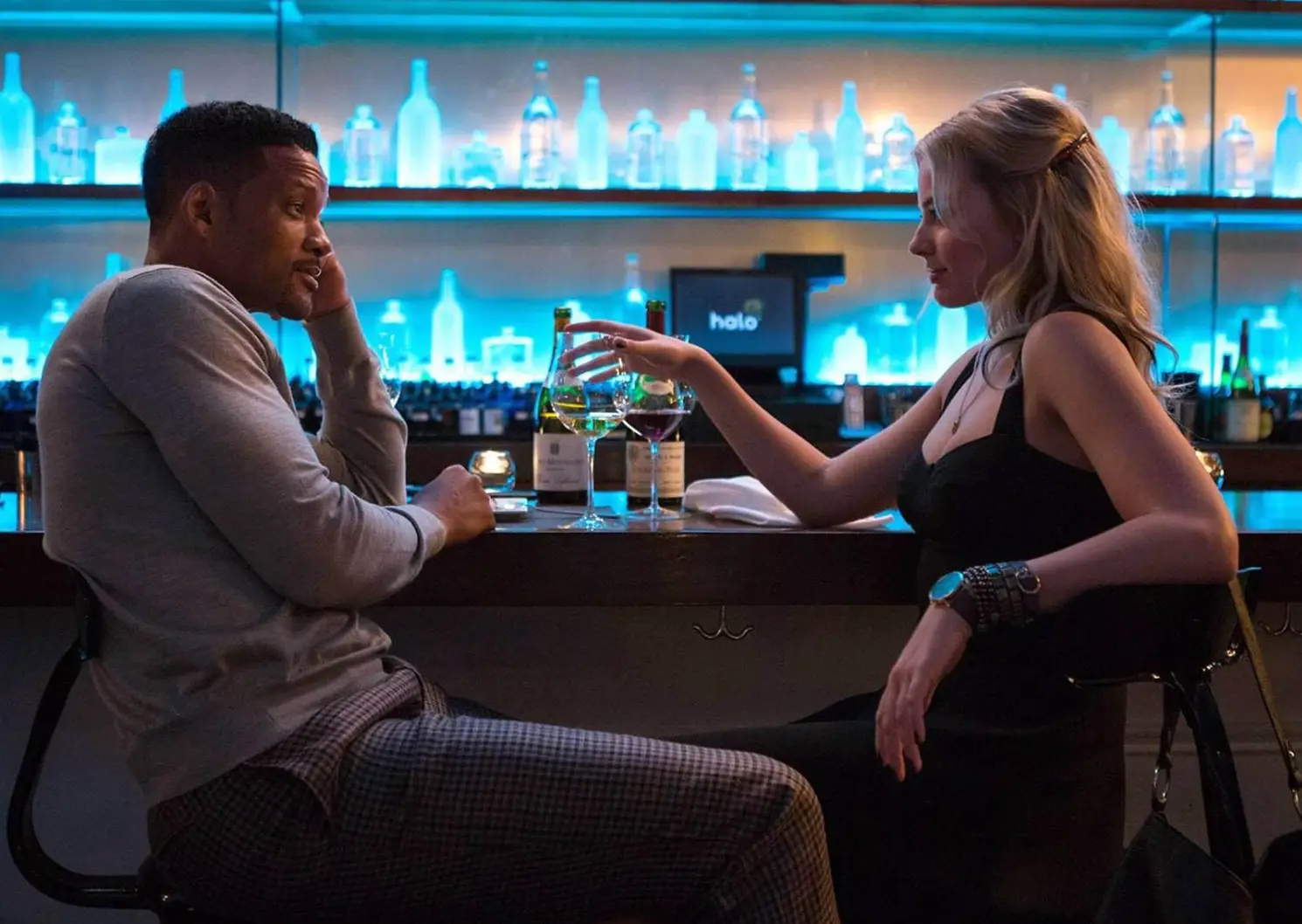 Viewers said they could really see the chemistry between Smith and Robbie (Warner Bros)