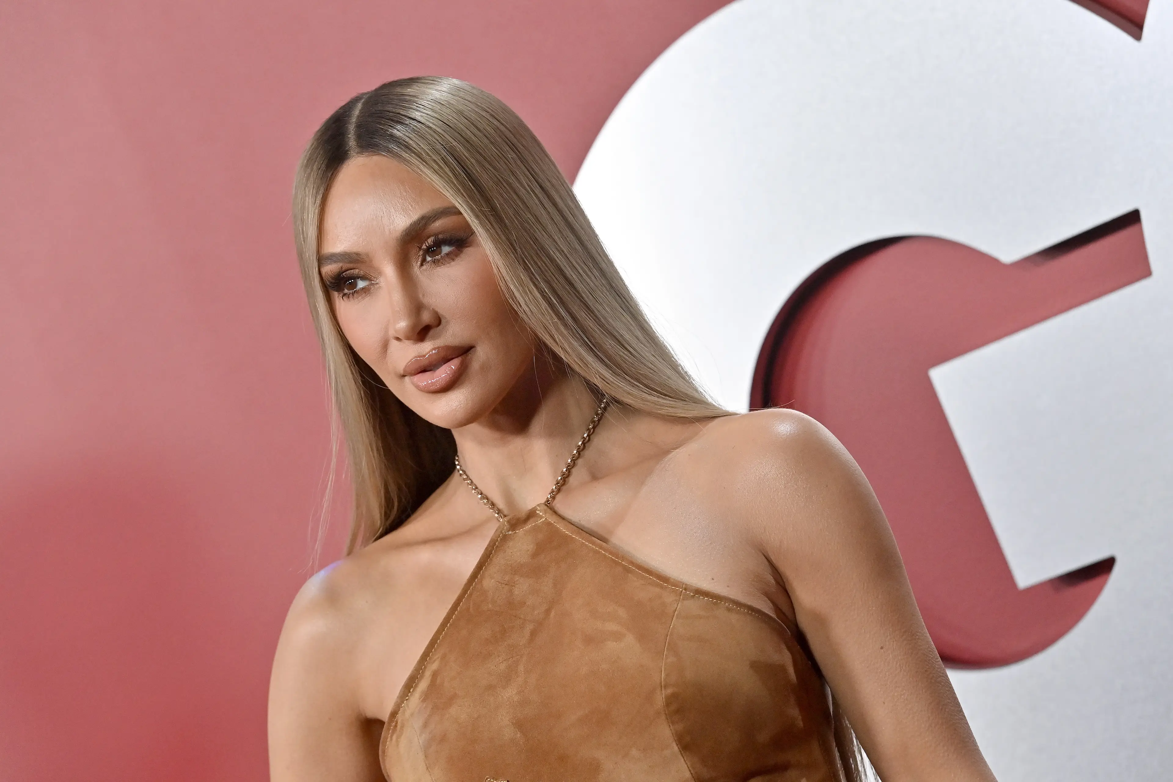 Kim was talking with Scott Disick when she made the joke.