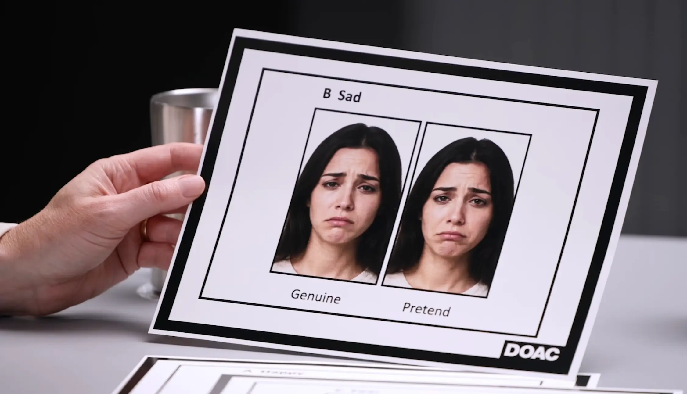 Experts have looked into facial expressions of people on TV looking for missing loved ones (