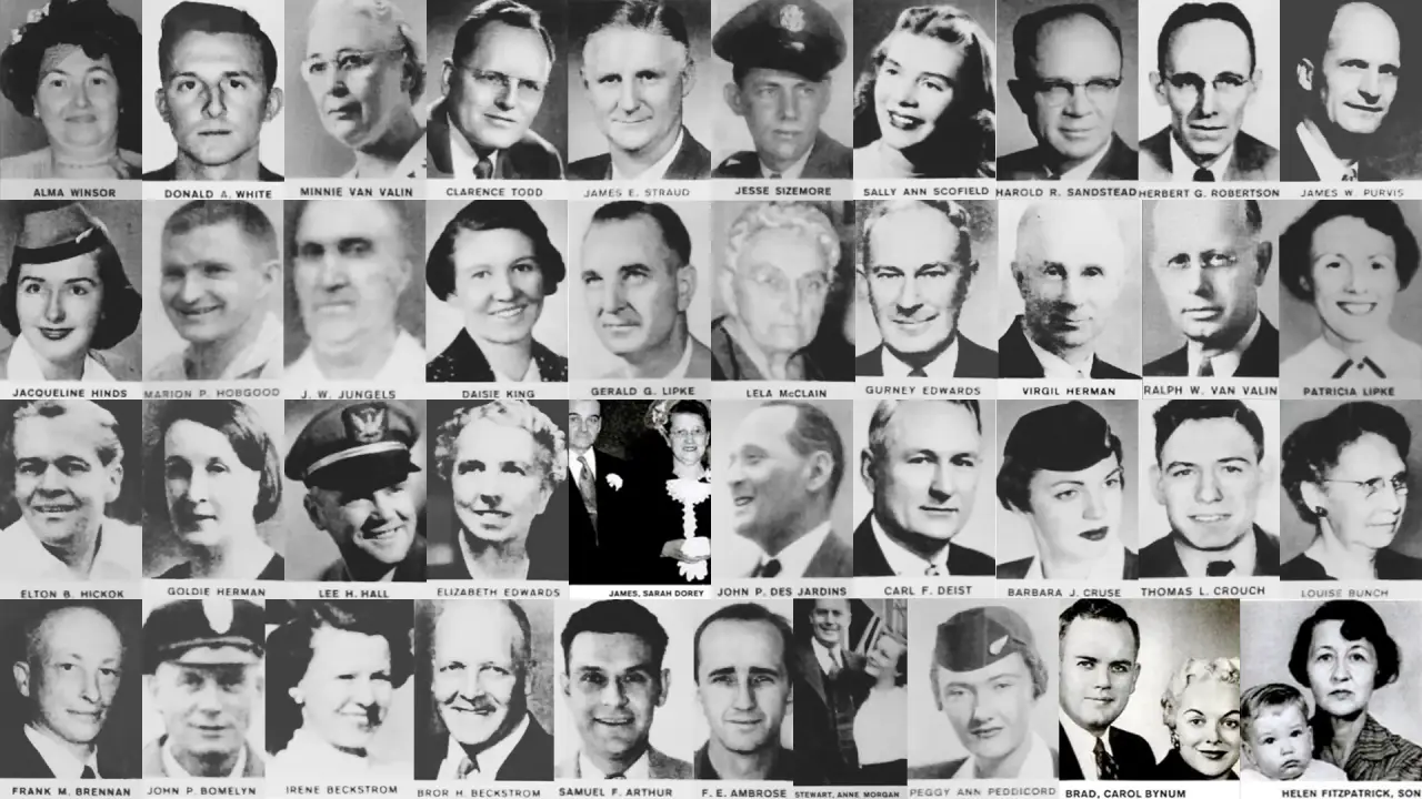 All 44 people on board the plane died.