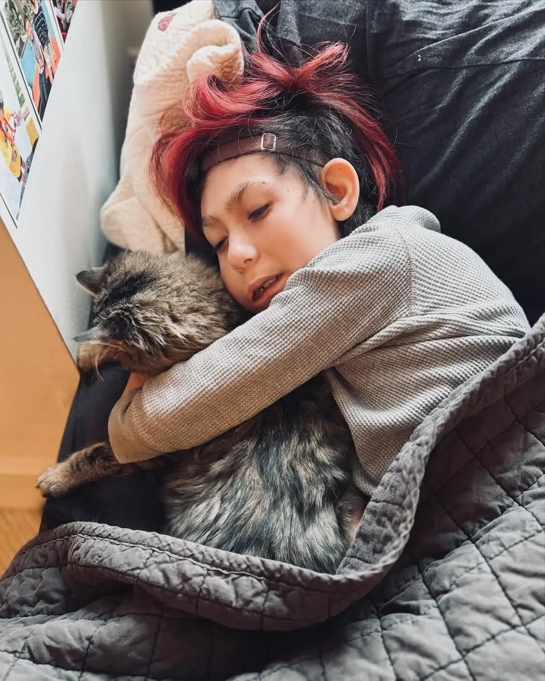 The family announced the news of Isaac's cancer diagnosis in late 2025 (danielspaniels/Instagram)