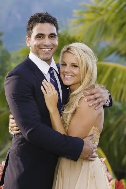 Ali Fedotowsky and Roberto Martinez on The Bachelorette.