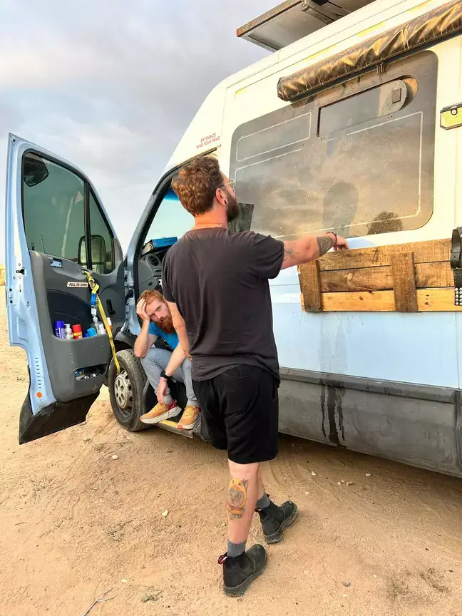 The armed robbers took cash and passports, but fortunately nobody was harmed in the robbery.