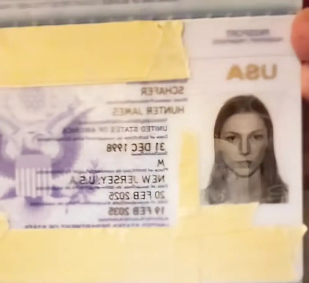 Hunter Schafer's new passport identifies her as male following an executive order signed by Trump (csbvkjbvjkbkjjvkfsjk/TikTok)