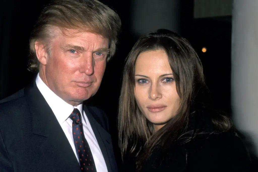 Melania and Donald Trump met in 1998 (Photo by Ron Galella/Ron Galella Collection via Getty Images)