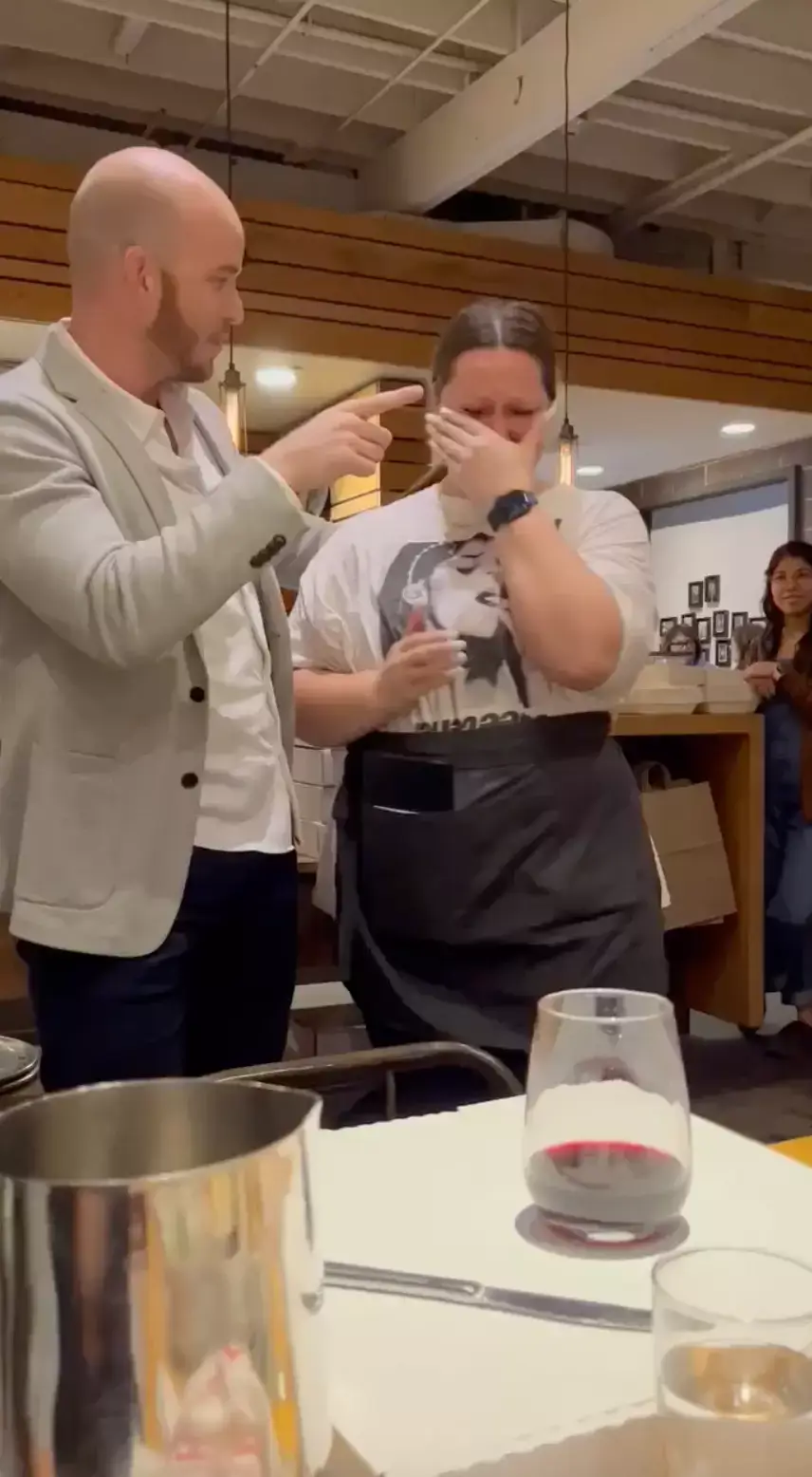 According to Ryan, she had been fired by Oven & Tap because she 'violated its policy'.