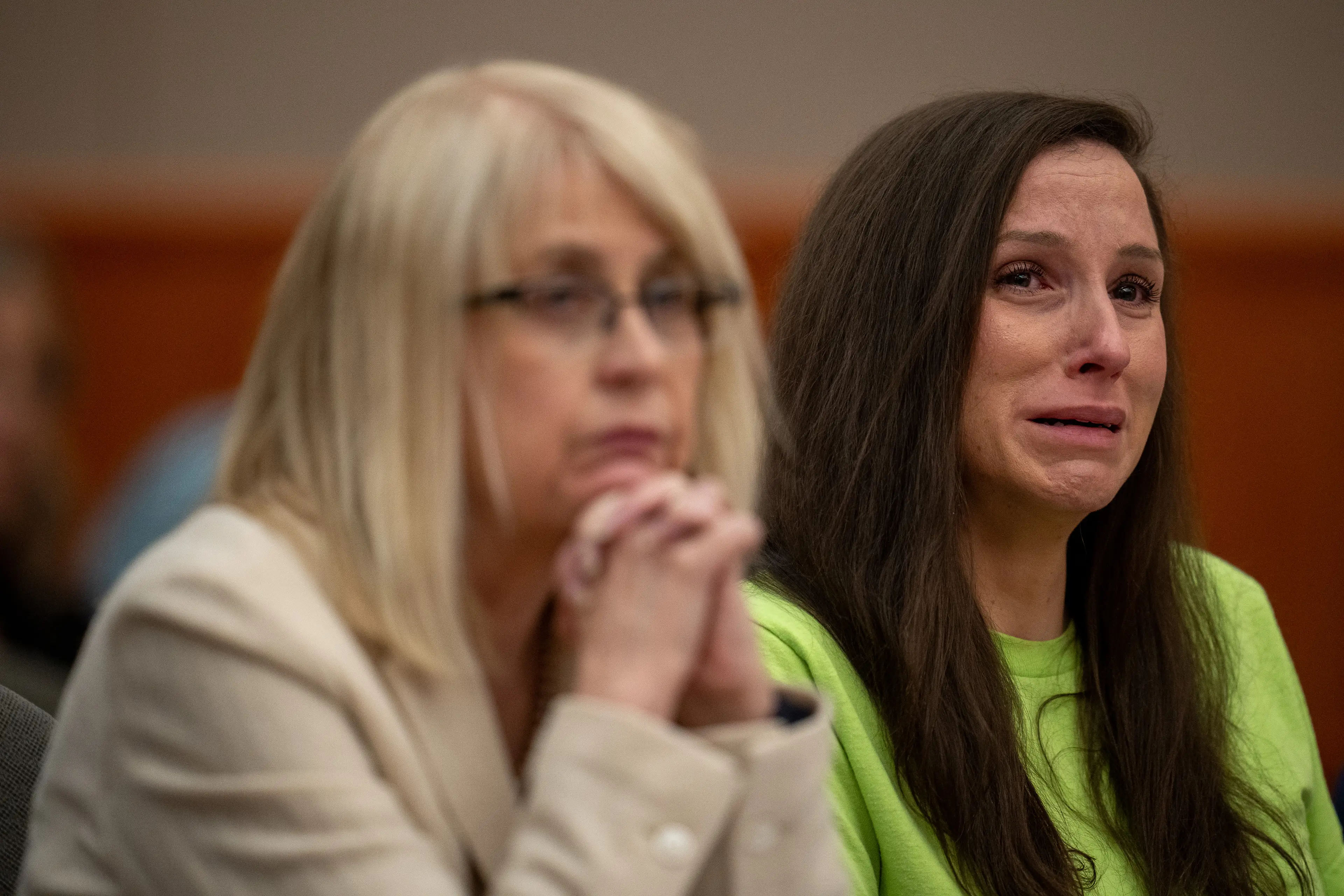 An emotional Richin broke down in tears during her sentencing hearing (Trent Nelson - Pool/Getty Images)