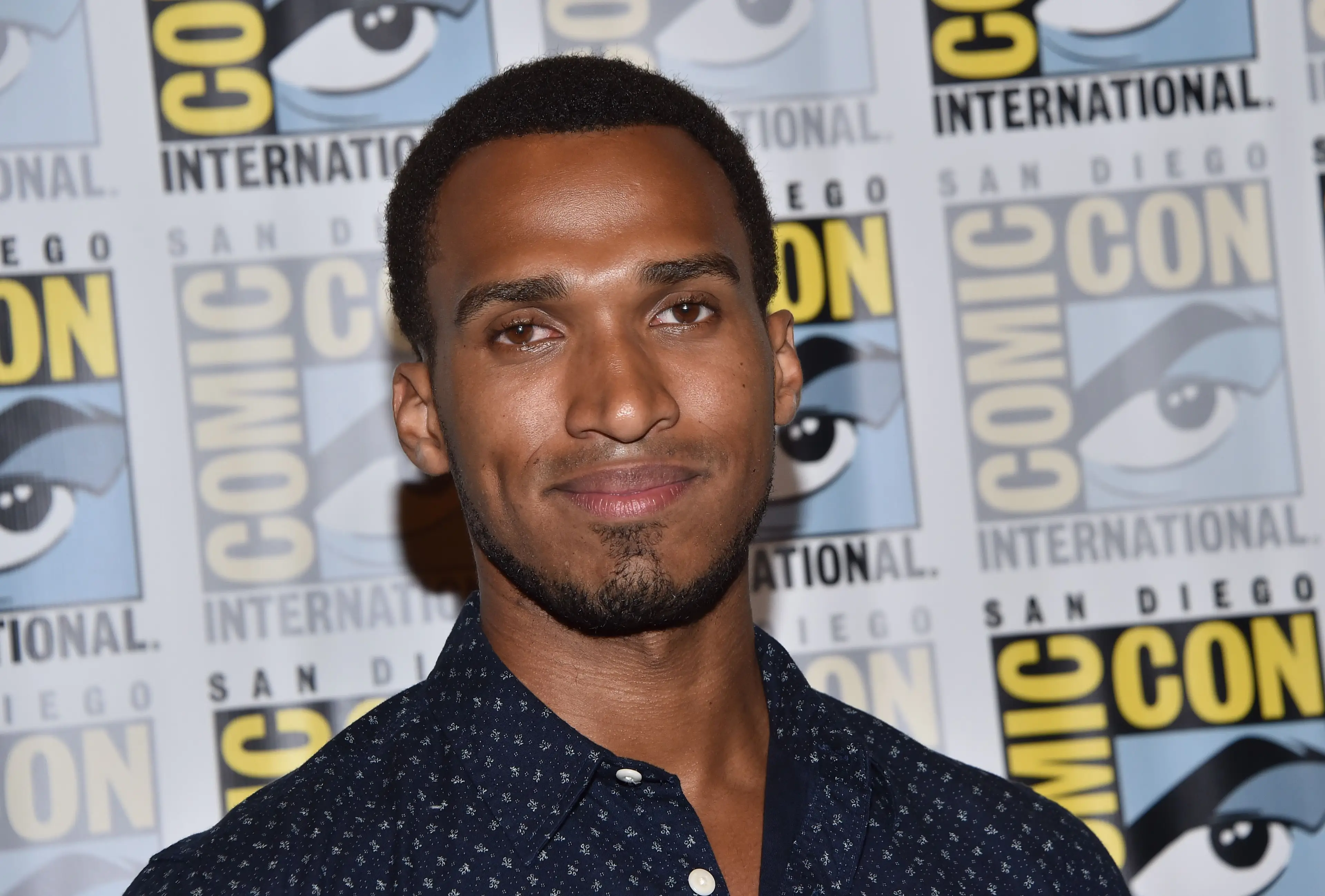 Nathan Mitchell portrays Black Noir in The Boys. (CHRIS DELMAS/AFP via Getty Images)