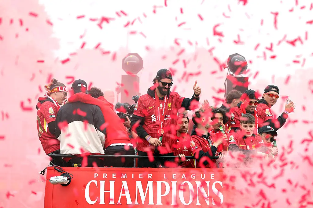 Soccer fans were celebrating Liverpool FC's Premier League success (Jan Kruger/Getty Images)