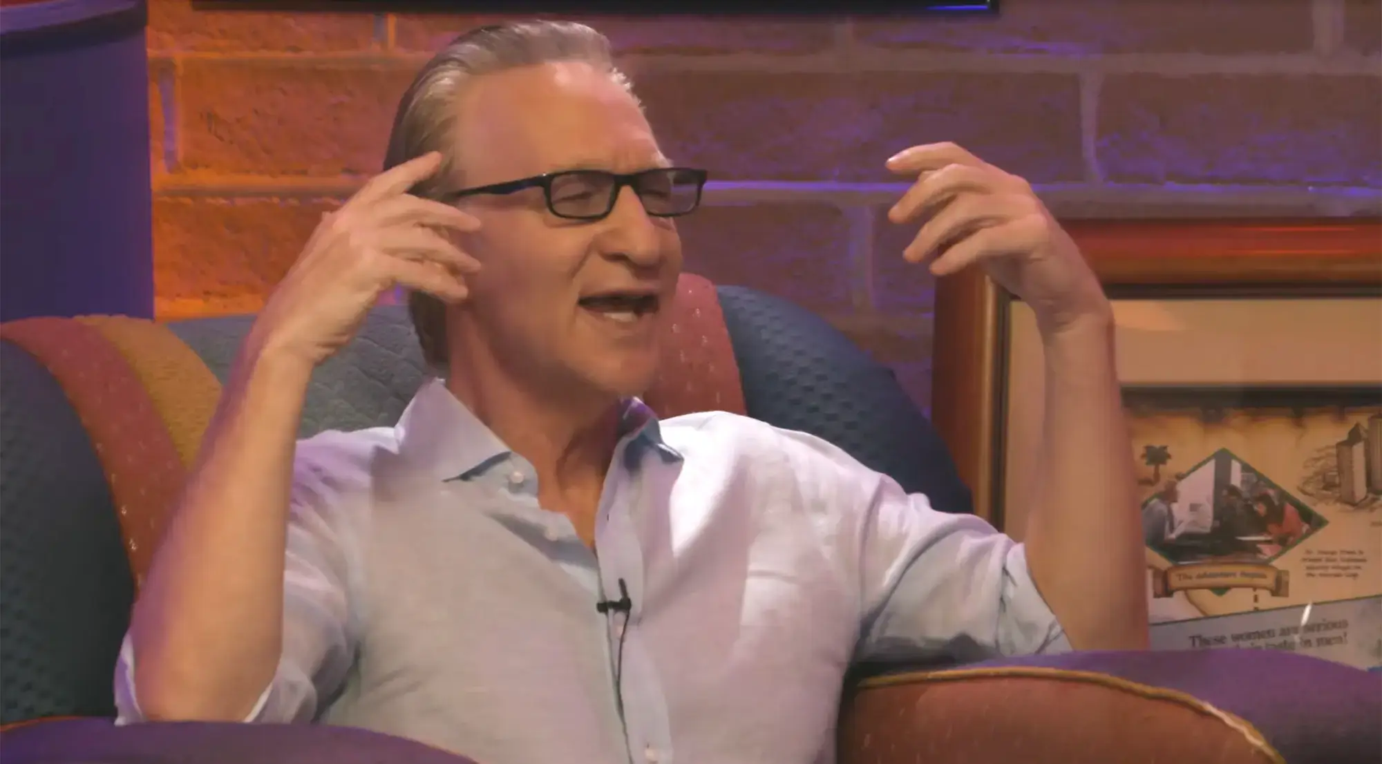 Bill Maher apparently made a comment about Howard Stern's habit of gushing about his wife on air.