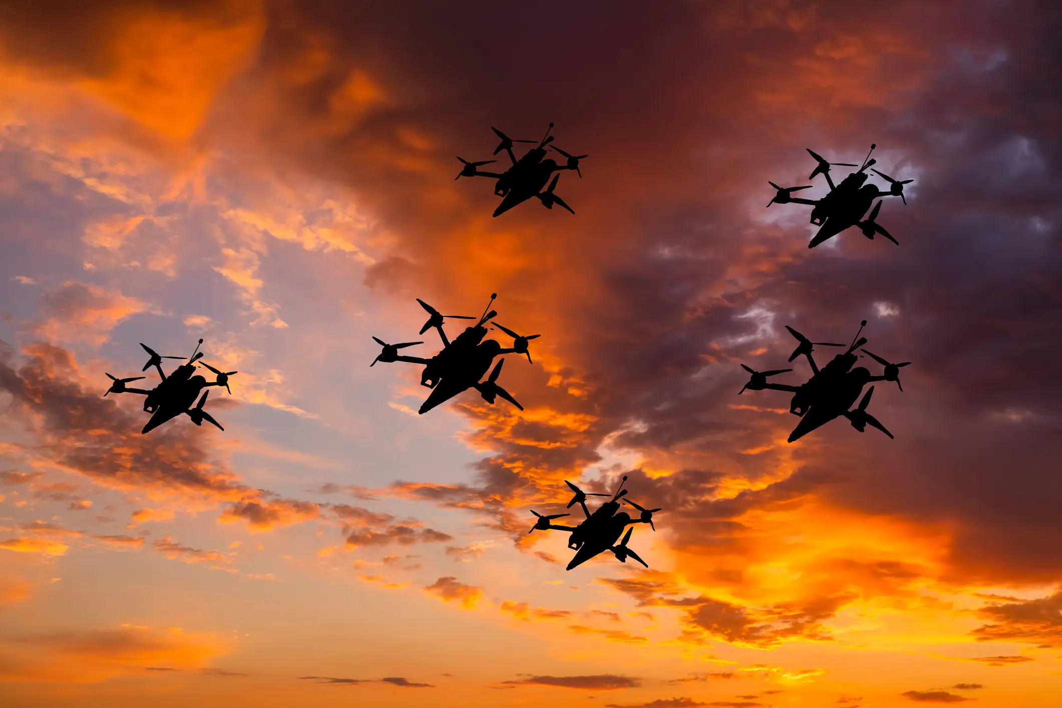 The drones sparked concern when they were spotted across multiple states (Getty Stock Image)
