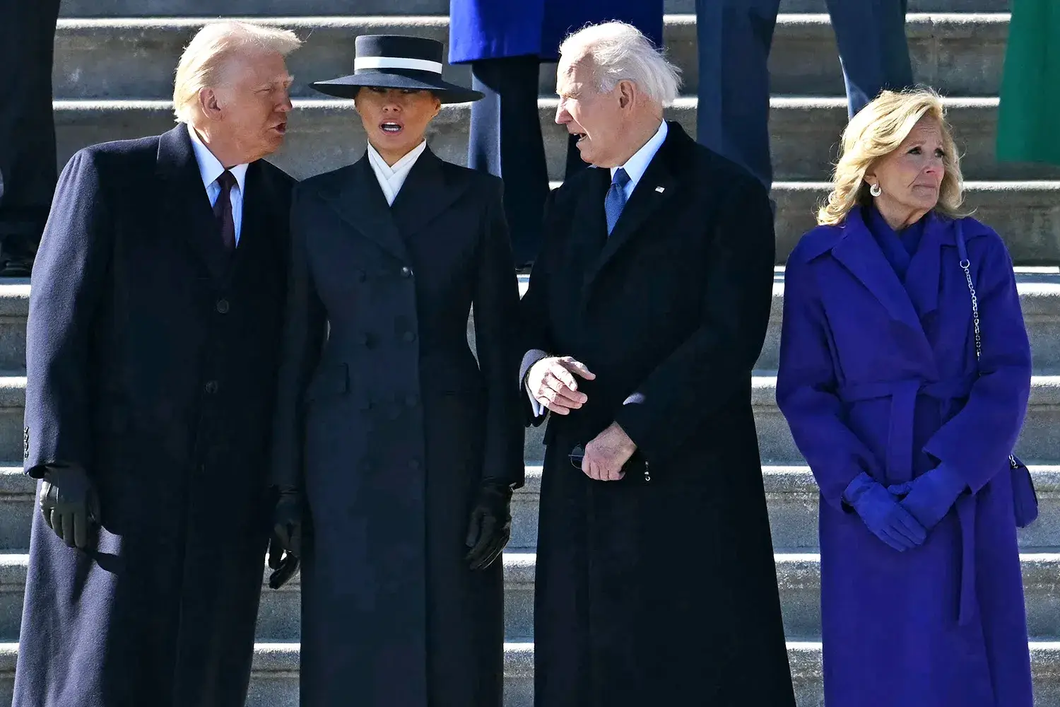 The Trumps and Bidens have had a long-standing frosty relationship (ANDREW CABALLERO-REYNOLDS/AFP via Getty)