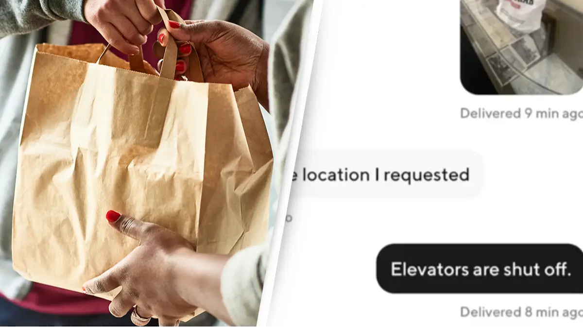 DoorDash driver refuses to deliver order up nine flights of stairs after only getting $1 tip