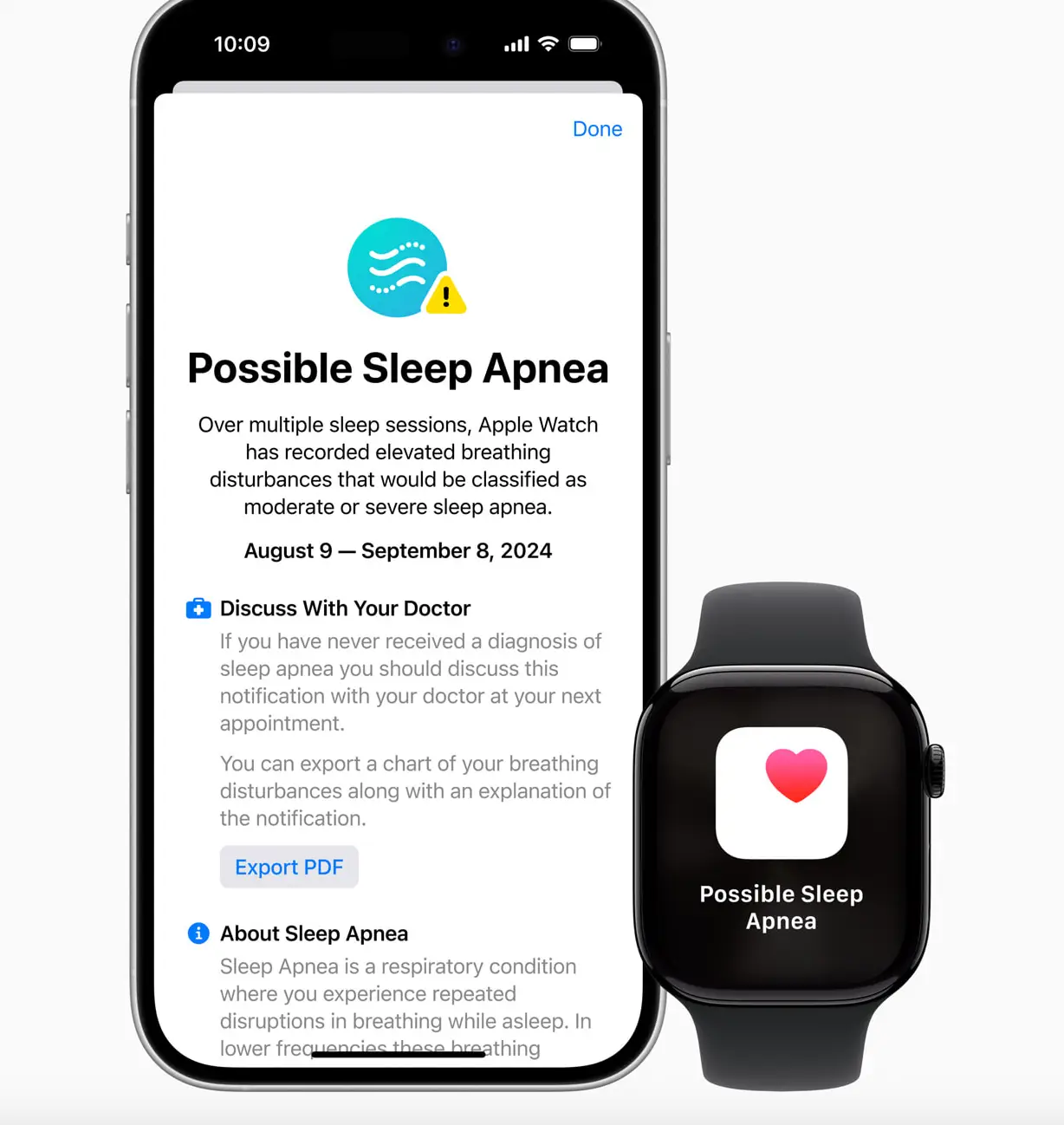 Users will receive notifications about interrupted sleep (Apple)