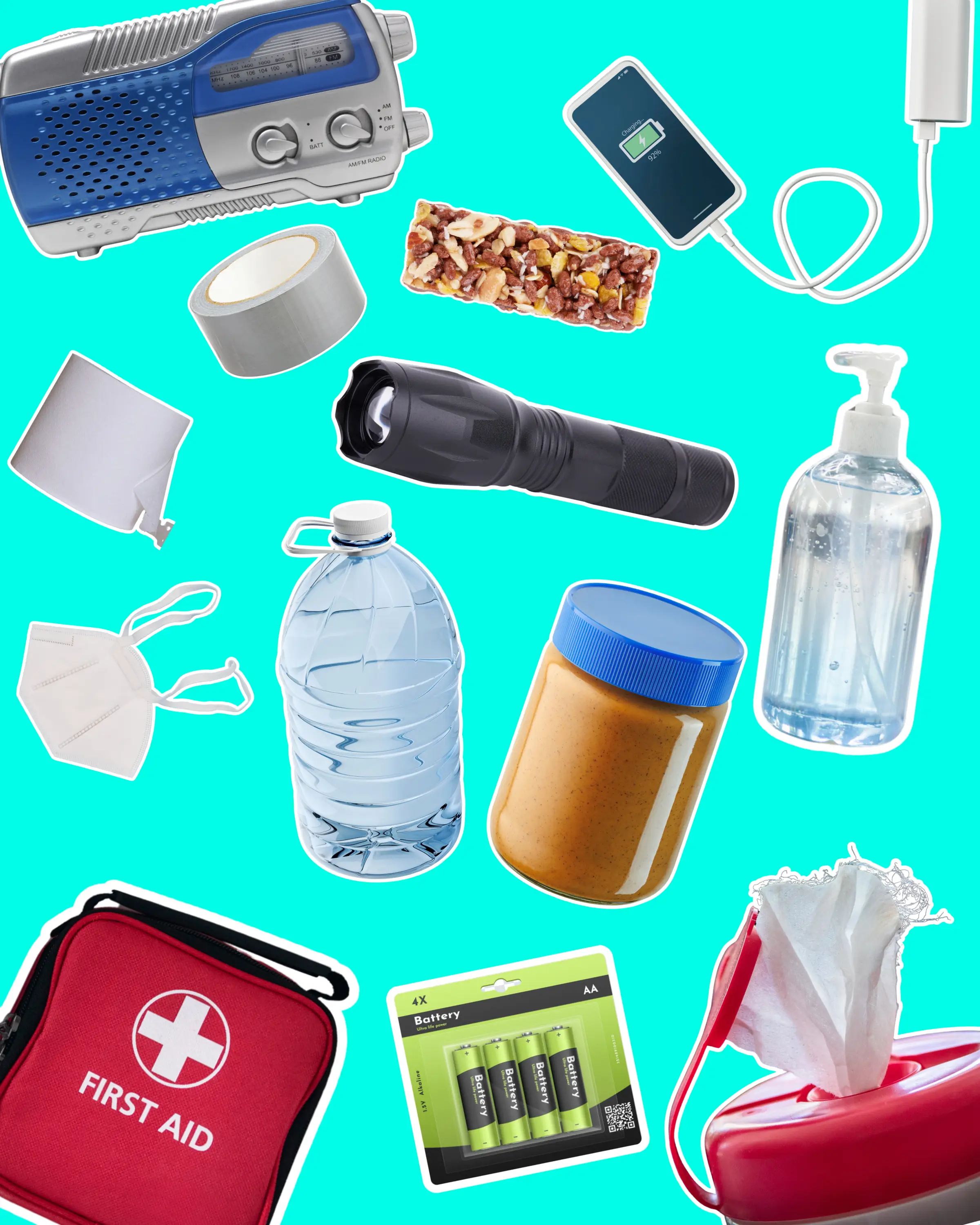 Some of the items people are being urged to purchase (UNILAD/Getty Stock Images)