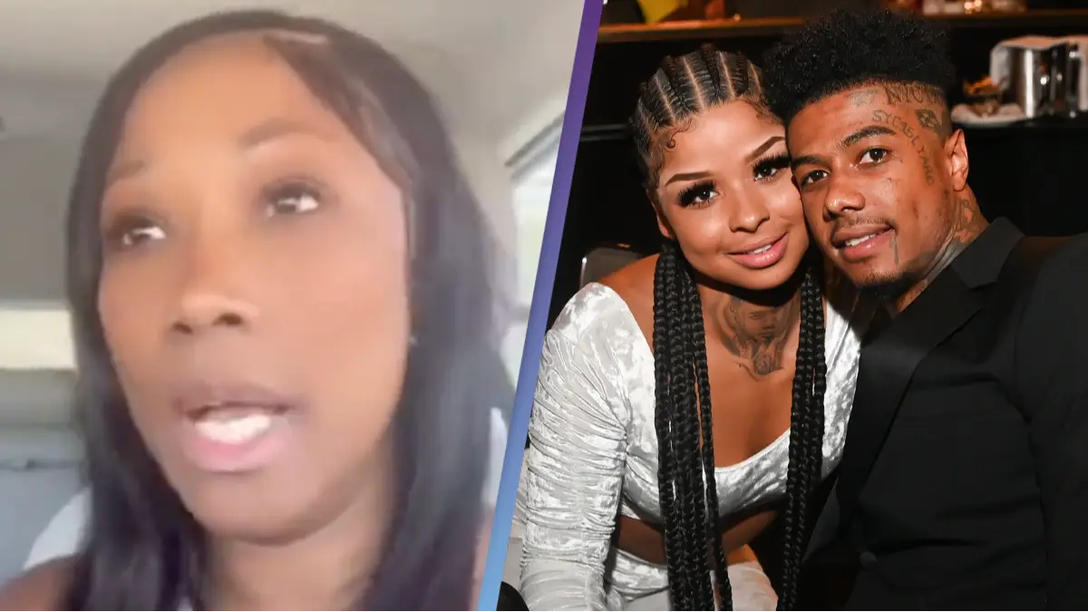 Blueface's mom thought her son and his girlfriend Chrisean Rock might be cousins