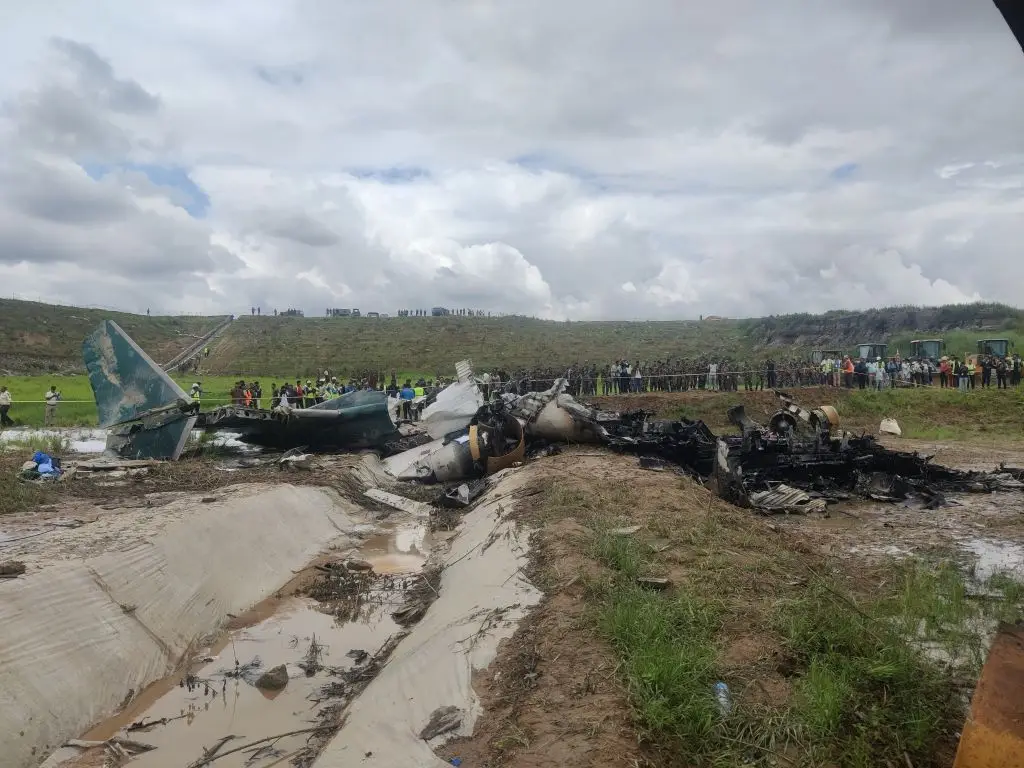 The plane crash on July 24 in Nepal resulted in 18 deaths. (Sunil Pradhan/Anadolu via Getty Images)