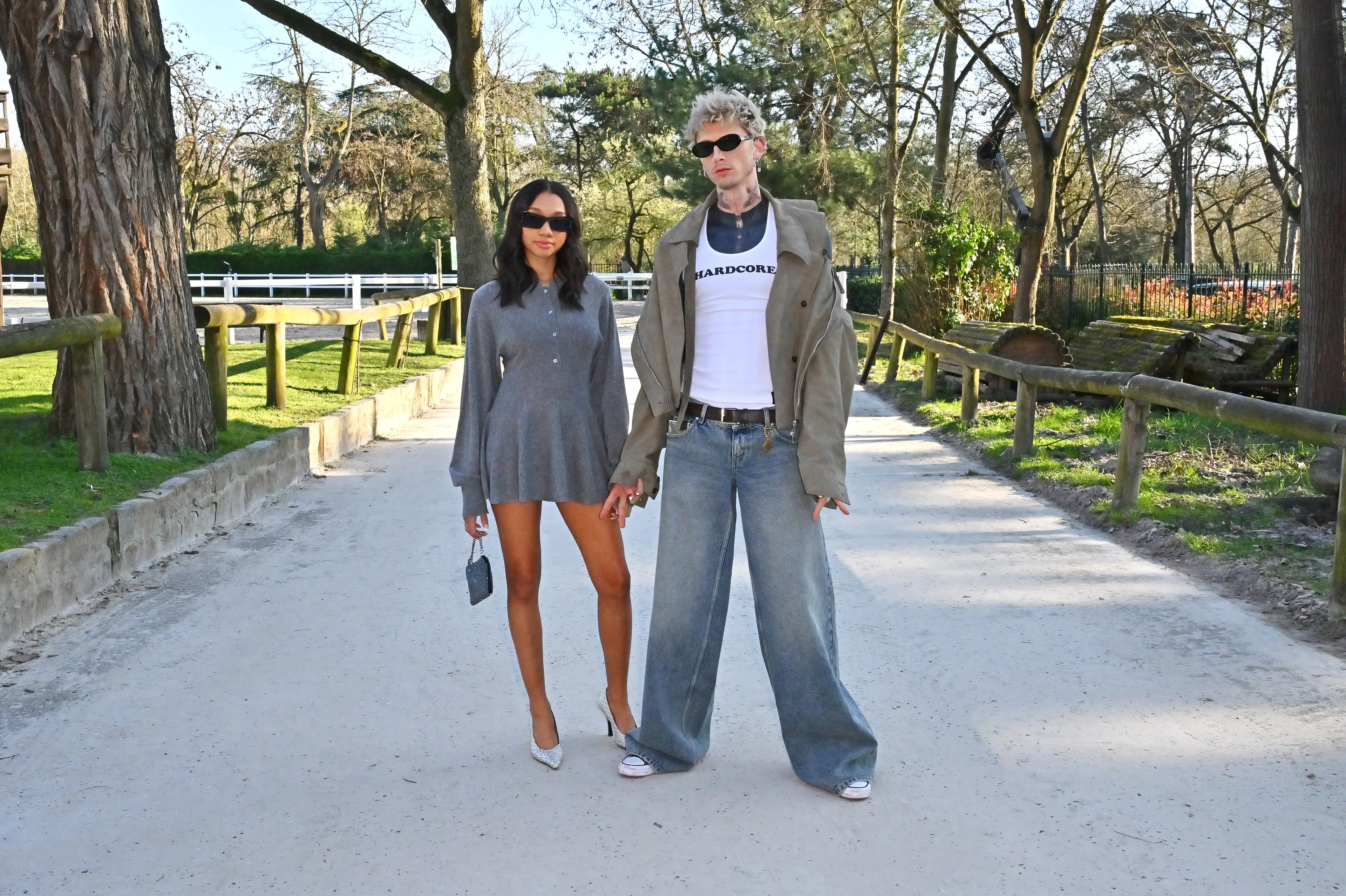 MGK was joined by his teenager daughter (Jed Cullen/Dave Benett/Getty Images for Stella McCartney)