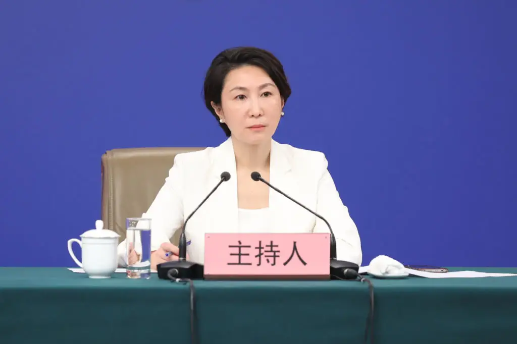 Chinese foreign minister Mao Ning also criticized Trump's Golden Dome plan (VCG/VCG via Getty Images)