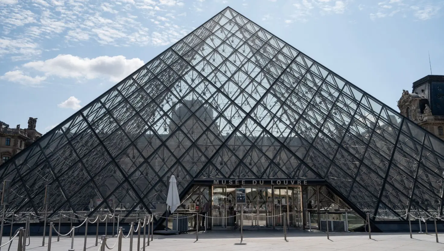 The Louvre in Paris has faced a trio of tragedies this year (RICCARDO MILANI/Hans Lucas/AFP via Getty Images)