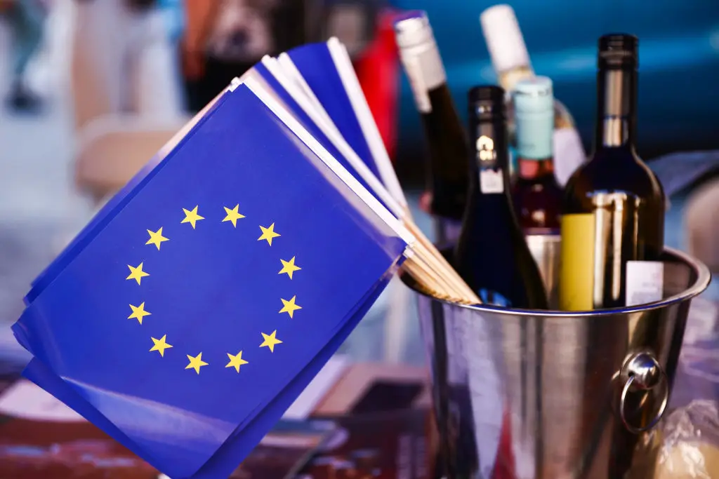 The President has threatened a 200 percent tariff on alcohol coming from the EU (Beata Zawrzel/NurPhoto via Getty Images)