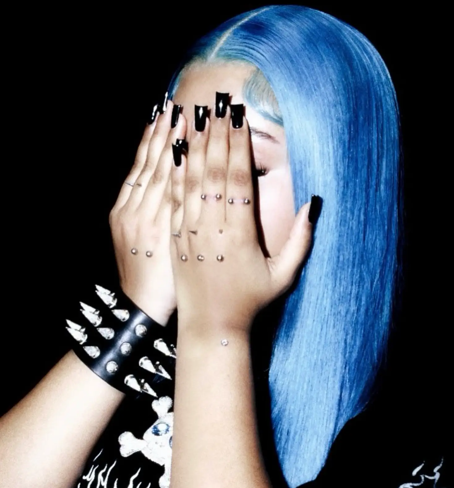 The 12-year-old was promoting her new song (@kimandnorth/TikTok)