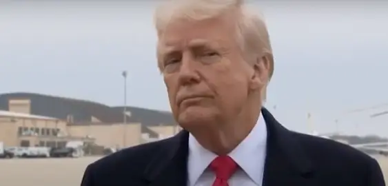 He then shot the reporter some daggers (YouTube/news.com.au)