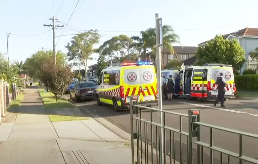 Paramedics said the baby girl had died at the scene (7News Australia)