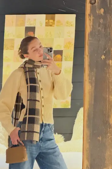 Gigi's hair changed from its usual blond (Instagram/ @gigihadid)