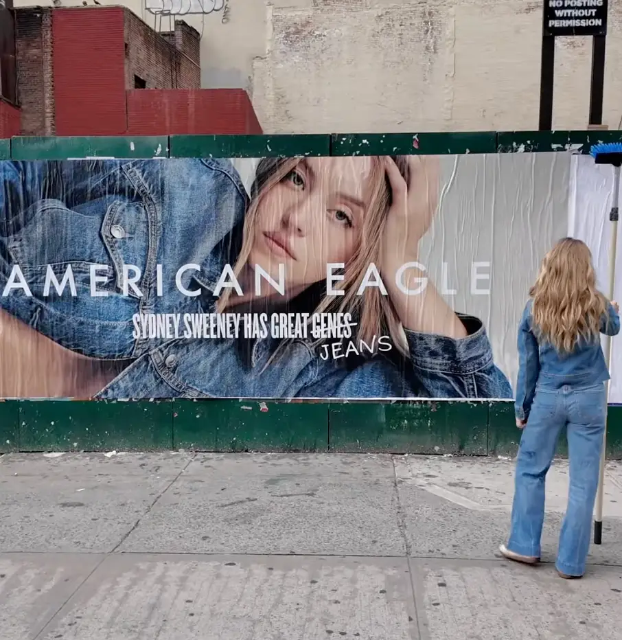 American Eagle's jean campaign starring Sydney Sweeney has caused a stir (American Eagle)
