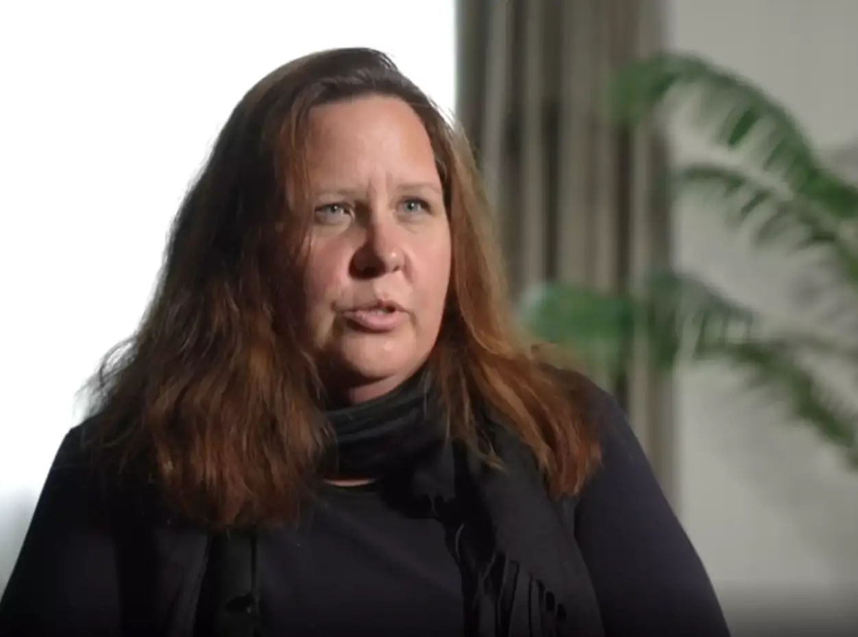 Christine Dawood gave an emotional interview to the BBC. (BBC)