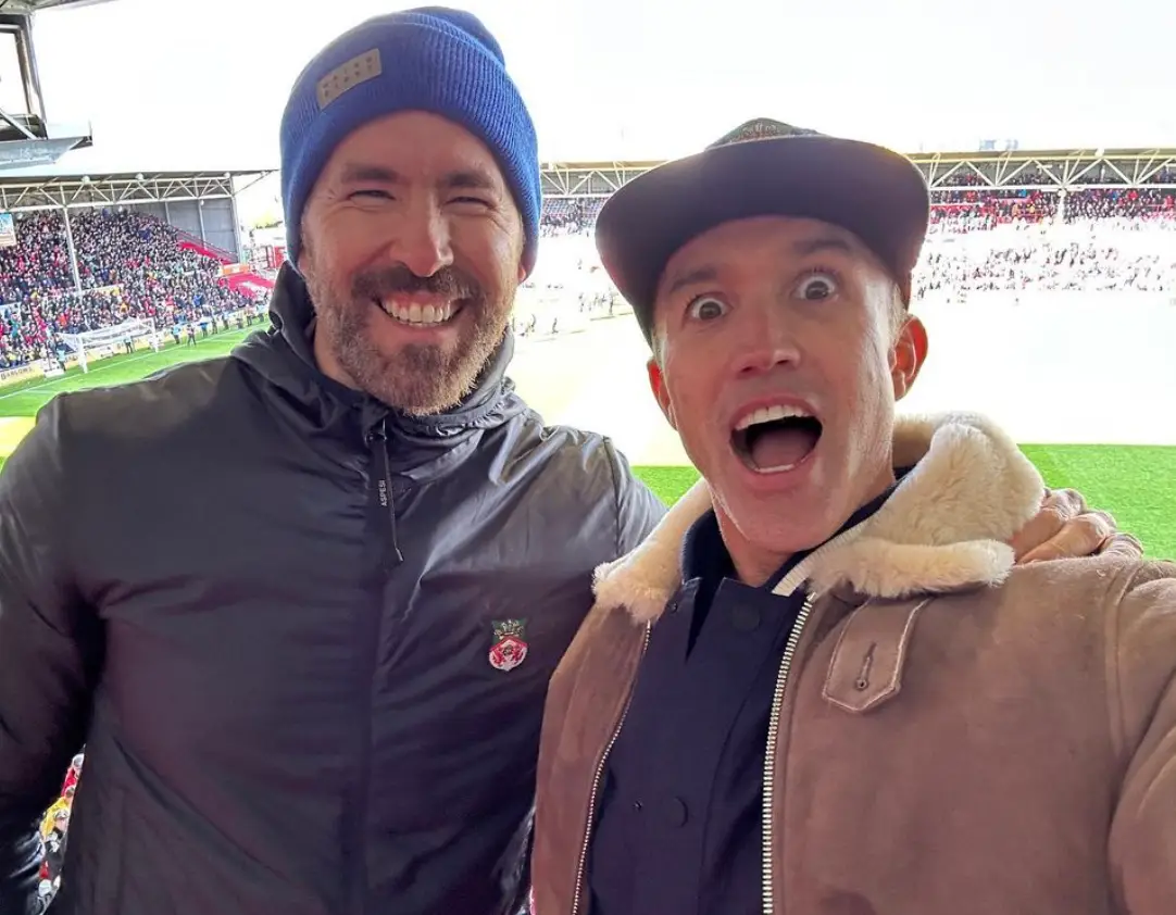 Reynolds and McElhenney co-own Wrexham FC.